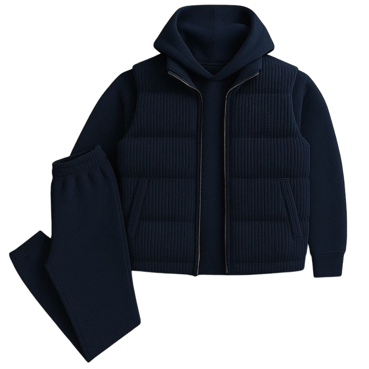 PRL™ Wohlfühl-Set – Hoodie, Steppweste & Hose